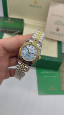 Rolex Date-Just 31mm Aço/Dourado Pulseira Jubilee