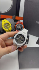 Hublot Big Bang 20th Anniversary King - White Cerâmica Tungsténio 43mm