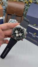 Breitling Super Chronomat Aço 44mm Pulseira Borracha