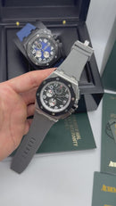 Audemars Piguet Royal Oak Offshore 44mm Mostrador Preto Bezel Aço/OxBlack