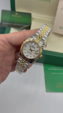 Rolex Date-Just 31mm Aço/Dourado Pulseira Jubilee