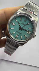 Rolex Oyster Perpetual Oystersteel 41mm, Mostrador Tiffany - CLONE