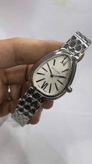 Bvlgari SERPENTI SEDUTTORI 33mm Aço - Mostrador Branco