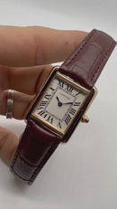 Cartier Relógio Tank Must Aço/Rose 36mm/41mm