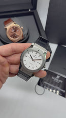 Hublot Classic Fusion 45mm Aço, Mostrador Branco