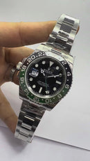 Rolex GMT Master II - Aço - SPRITE - Jubilee - CLONE CLEAN