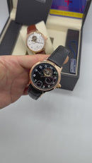 Vacheron Constantin Traditionnelle Turbilhão Excellence Aço/Rose Mostrador Preto