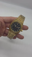 Audemars Piguet Royal Oak 39mm Aço Dourado, Mostrador Preto
