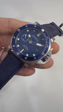 Panerai Luminor Submersible 44mm Aço Mostrador Azul, Puls. Nylon