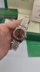 Rolex Date-Just 31mm Aço/Rose Pulseira Jubilee