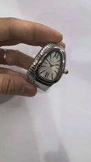 Bvlgari Serpenti Tubogas 01 Volta 35mm Aço Mostrador Branco