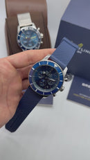 Breitling Superocean Crono Aço 44mm Pulseira Borracha