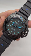Panerai Submersible 47mm Aço Carbotech Oxiblack Mostrador Preto