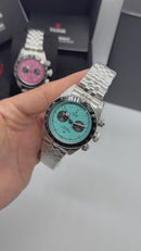 Tudor Black Bay Chrono Aço 41mm, Mostrador TIFFANY - Jubilee