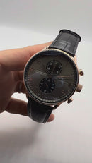 IWC PORTUGIESER CRONÓGRAFO - Aço Rose 41mm - Mostrador Cinza