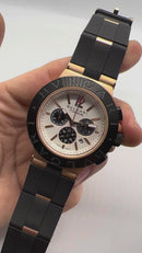 Bvlgari Aluminium Titanium Crono 44mm - Rose Mostrador Branco