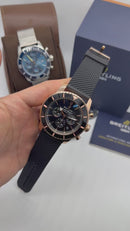 Breitling Superocean Crono Aço 44mm Pulseira Borracha