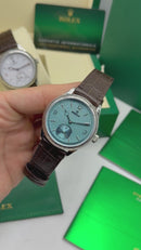 Rolex Sky-Dweller - 42mm Aço - Mostrador Azul - Pulseira Oyster
