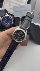 Panerai Luminor Marina GMT 44 mm Aço Mostrador Preto