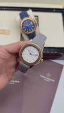 Patek Philippe Aquanaut 41mm Aço/Rose Mostrador Branco