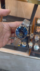 Patek Phillippe Fases da Lua Turbilhão 42mm Aço/Rose, Pulseira Aço