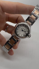 Ballon Bleu de Cartier - Aço/Rose - 33mm - Mostrador Tradicional