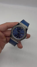 Hublot Classic Fusion 45mm Aço, Mostrador Azul