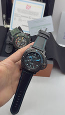 Panerai Submersible 47mm Aço Carbotech Oxiblack Mostrador Preto