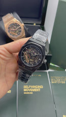 Audemars Piguet Royal Oak 41mm Esqueleto Aço/OxBlack