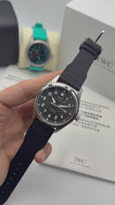 IWC Pilot 40mm Mark XX - Pilot 40mm - Aço/Nylon - Cinza e Preto