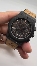 Hublot Classic Chrono OxiBlack 45mm Mostrador Preto