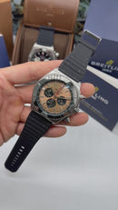 Breitling Super Chronomat Aço 44mm Pulseira Borracha