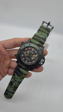 Panerai Luminor Submersible 47mm Aço/OxBlack MARINA MILITARE