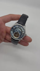 Patek Philippe Classic Turbilhão 44mm Aço, Pulseira Couro
