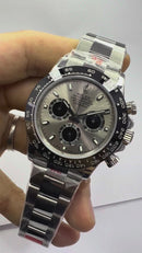 Rolex Daytona Oystersteel 40mm - Mostrador Cinza - CLONE