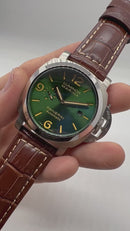 Panerai Luminor Marina 44 mm Aço Mostrador Verde