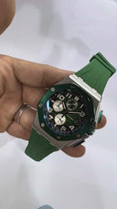 Audemars Piguet Royal Oak Offshore 44mm Mostrador Azul Bezel Aço